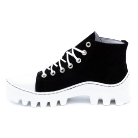 Polbut Botines mujer piel D1 negro perla 1 Polbut Botines mujer piel D1 negro perla 1