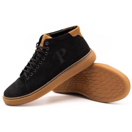 Polbut Zapato piel hombre 2110 negro 3