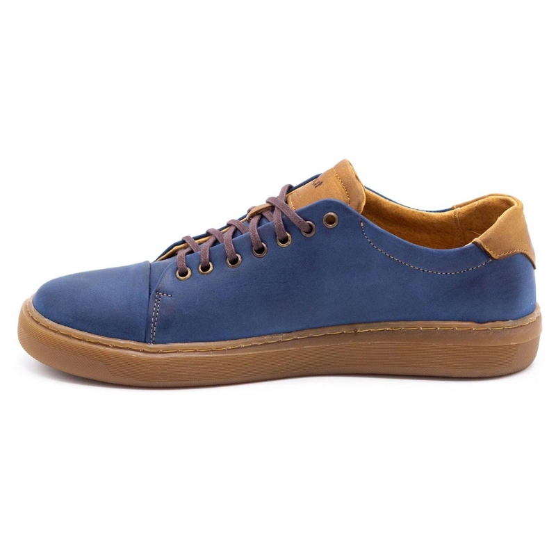 Polbut Zapato piel hombre 2109 azul marino 1