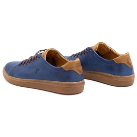 Polbut Zapato piel hombre 2109 azul marino 7