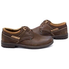 Olivier Zapatos casual de hombre 298GT marrón 5