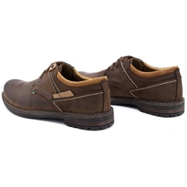 Olivier Zapatos casual de hombre 298GT marrón 7