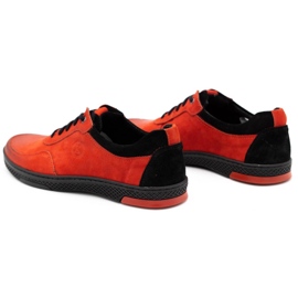 KOMODO Zapato casual piel hombre 918K rojo 7