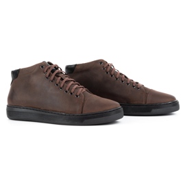 Polbut Zapatos piel hombre 2110sw marrón oscuro 2