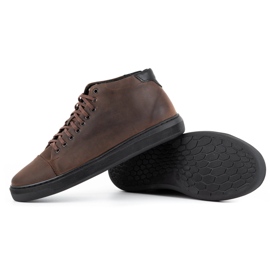 Polbut Zapatos piel hombre 2110sw marrón oscuro 3