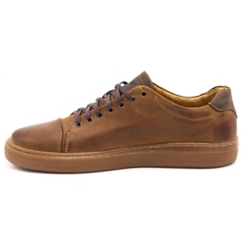 Polbut Zapato piel hombre 2109 camel marrón 1