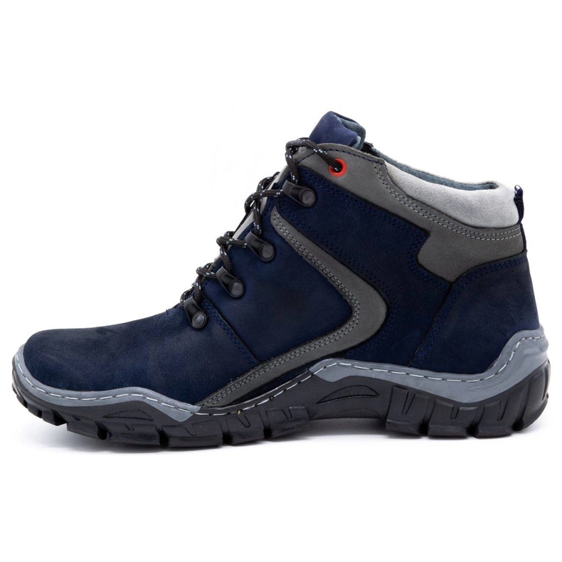 Olivier Zapatos de invierno para hombre 129 Azul marino 1