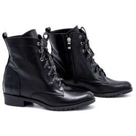 Olivier Botas de mujer piel 2190 negro 3