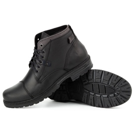 Polbut Zapatos de invierno para hombre negros C15F 5