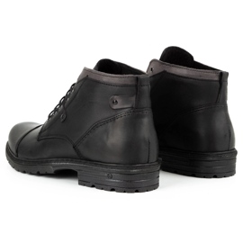 Polbut Zapatos de invierno para hombre negros C15F 8