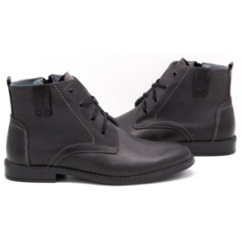 Polbut Zapatos de hombre invierno gris C20F 5
