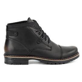 Polbut Zapatos de invierno para hombre C15F kabir marrón negro 1