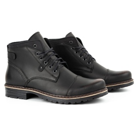 Polbut Zapatos de invierno para hombre C15F kabir marrón negro 4