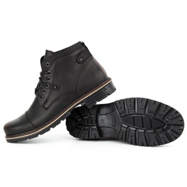 Polbut Zapatos de invierno para hombre C15F kabir marrón negro 5