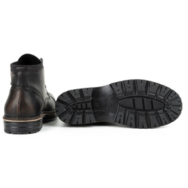 Polbut Zapatos de invierno para hombre C15F kabir marrón negro 6