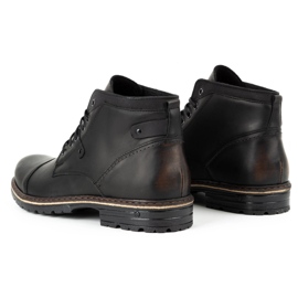 Polbut Zapatos de invierno para hombre C15F kabir marrón negro 8