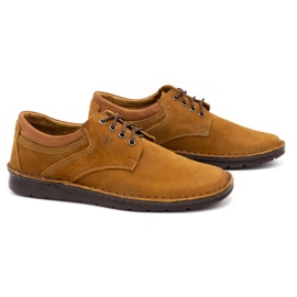 Olivier Zapato casual hombre piel 7095 rojo multicolor naranja 2