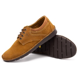 Olivier Zapato casual hombre piel 7095 rojo multicolor naranja 3