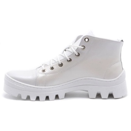 Polbut Botas de mujer de piel D1 blanco con parte inferior blanca 1 Polbut Botas de mujer de piel D1 blanco con parte inferior blanca 1
