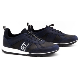 Polbut Zapato casual hombre piel 2111PLB azul marino 2