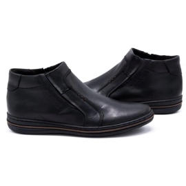 Polbut Zapato piel invierno hombre 381F negro 5