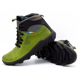 Olivier Botas de invierno para hombre en piel 150GT verde 4