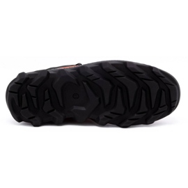 Olivier Botas de invierno para hombre en piel 150GT rojo 5