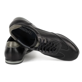 Kampol Zapato casual piel hombre 64/15 negro 4