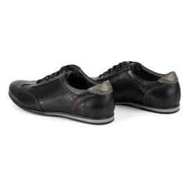 Kampol Zapato casual piel hombre 64/15 negro 6