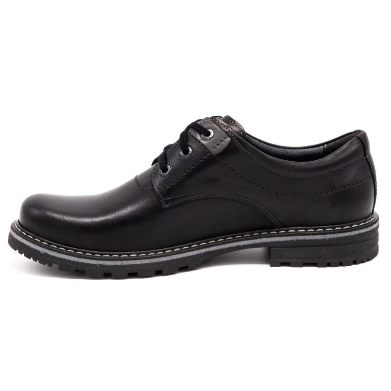 Kampol Zapatos hombre piel 32/15 Negro 1