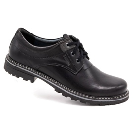 Kampol Zapatos hombre piel 32/15 Negro 2