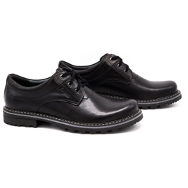 Kampol Zapatos hombre piel 32/15 Negro 3