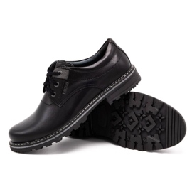 Kampol Zapatos hombre piel 32/15 Negro 4