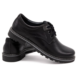 Kampol Zapatos hombre piel 32/15 Negro 5