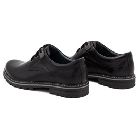 Kampol Zapatos hombre piel 32/15 Negro 8