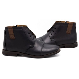 Olivier Botas de invierno negras para hombre 315MP negro 4
