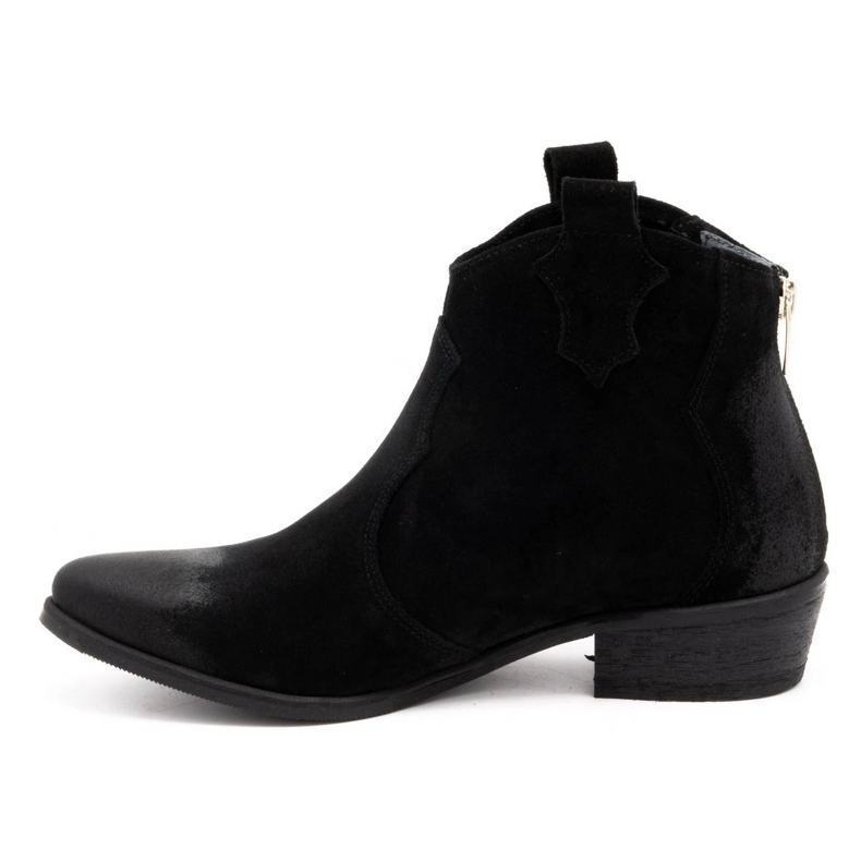 Exquisite Botas de piel mujer 1128EX negro 1