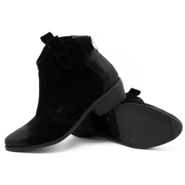 Exquisite Botas de piel mujer 1128EX negro 3