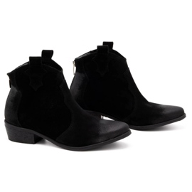 Exquisite Botas de piel mujer 1128EX negro 2