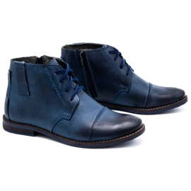 Olivier Botas de invierno para hombre 315MP botas azul marino 2