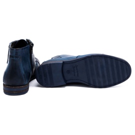 Olivier Botas de invierno para hombre 315MP botas azul marino 4