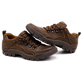 Olivier Zapatos de hombre en piel Trapery 207 marrón oscuro 5