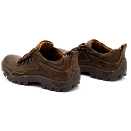 Olivier Zapatos de hombre en piel Trapery 207 marrón oscuro 6