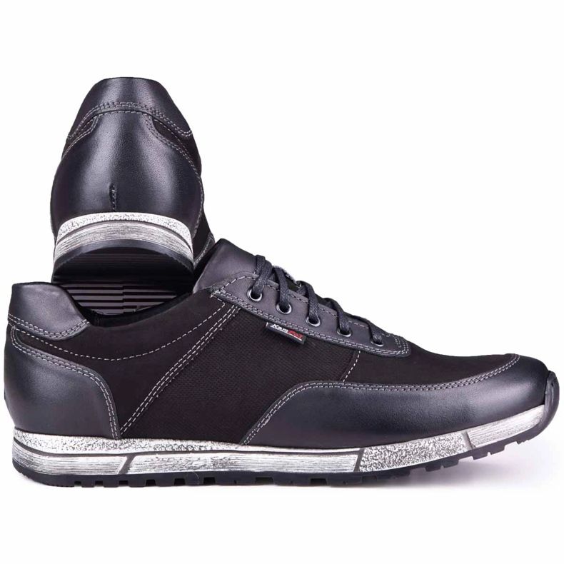 Kampol Zapato casual piel hombre 31/3 negro 2 Kampol Zapato casual piel hombre 31/3 negro 2