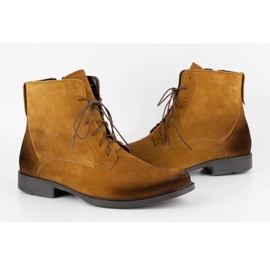 Olivier Botas de invierno para hombre en piel 7006KB marrón 5