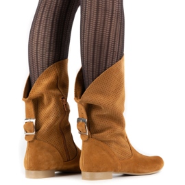 Olivier Botas Elena caladas rojo naranja 2 Olivier Botas Elena caladas rojo naranja 2