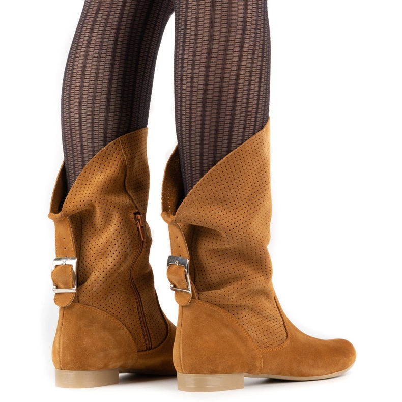 Olivier Botas Elena caladas rojo naranja 2