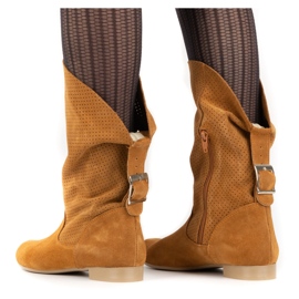 Olivier Botas Elena caladas rojo naranja 3