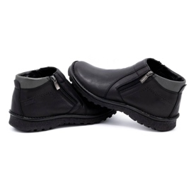 Kampol Zapatos hombre botines piel 130KA negro 9