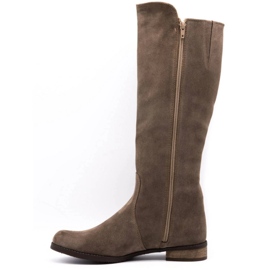 Olivier Botas de moda Klara earthy beige 1